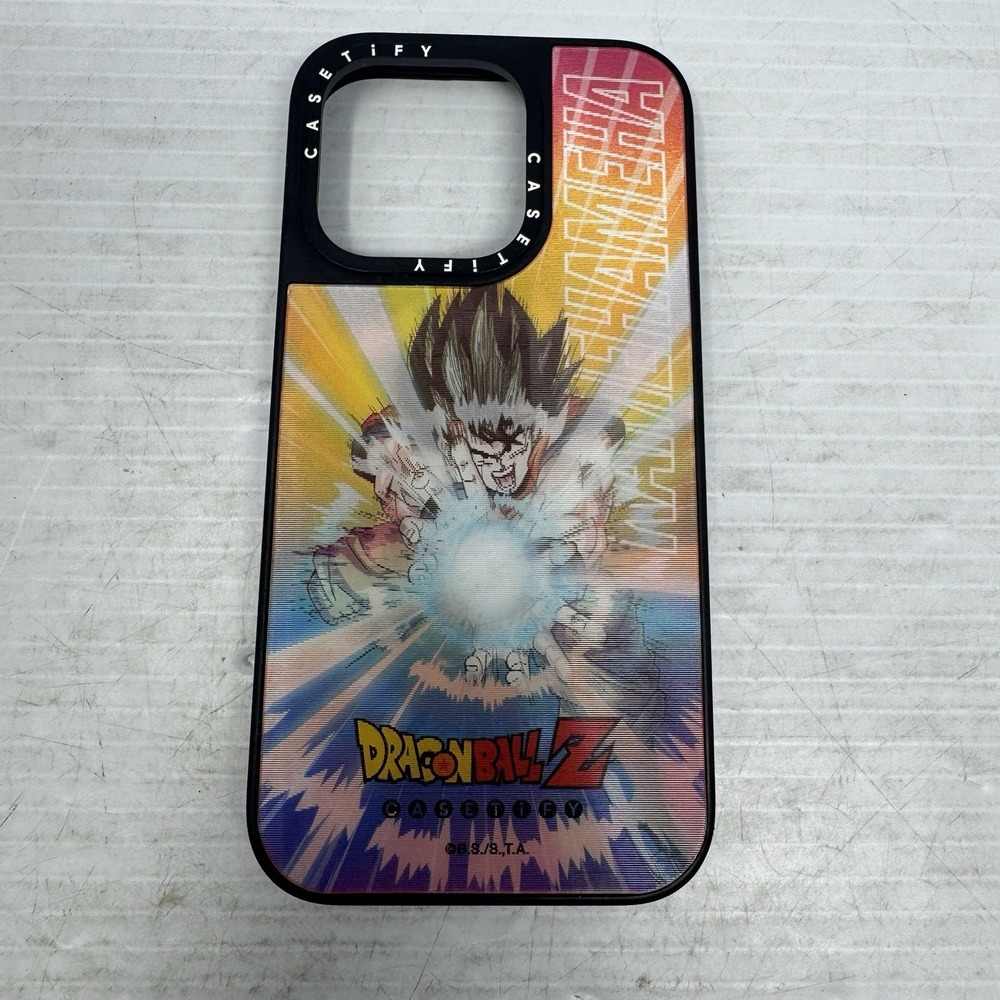CASETiFY iPhone 14  DragonBall Z Black Lenticular Kamehameha Case‎